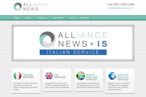 alliancenews.com site used Djtheme2