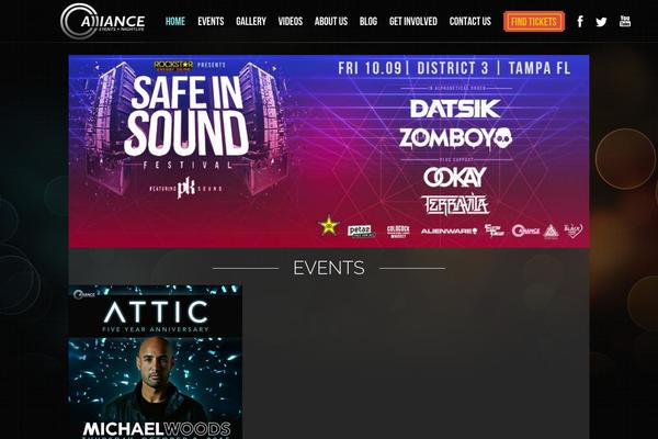 WordPress website example screenshot