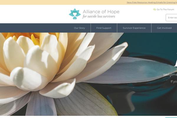 allianceofhope.org site used Alliance-of-hope