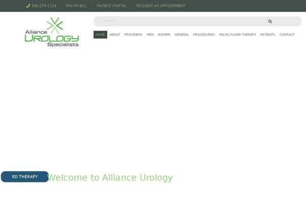 WordPress website example screenshot