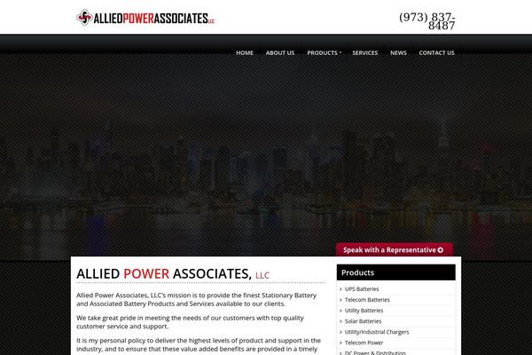 allied-power.net site used Plutotheme