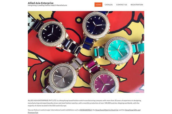 WordPress website example screenshot