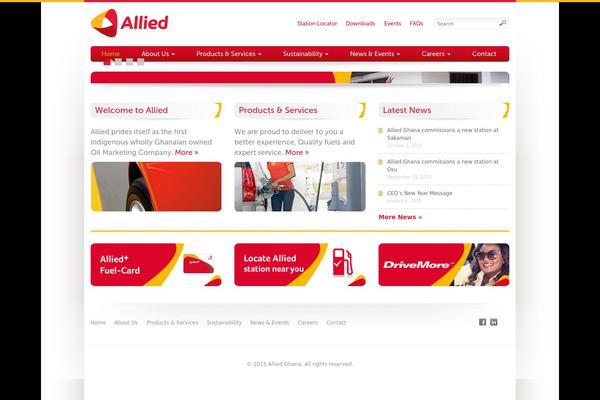 alliedghana.com site used Kavabase