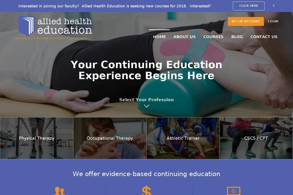 alliedhealthed.com site used Alliedhealthed