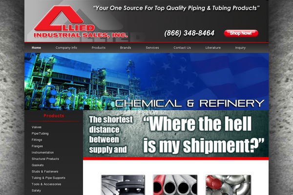 alliedindustrialsales.com site used Aistheme