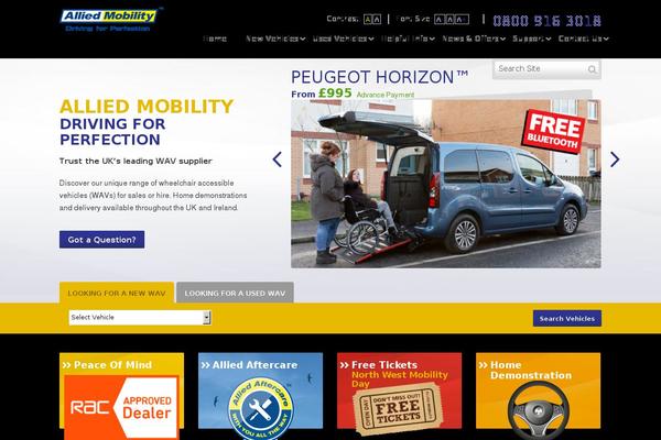 alliedmobility.com site used Glasgoweb