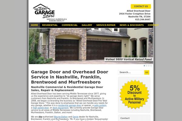 WordPress website example screenshot