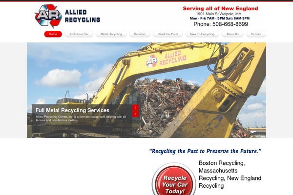 alliedrecyclingcenterinc.com site used Alliedrecycling