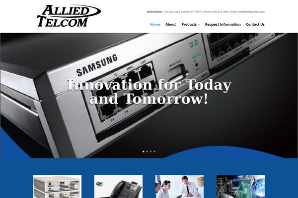 alliedtelcom.com site used Divi-new