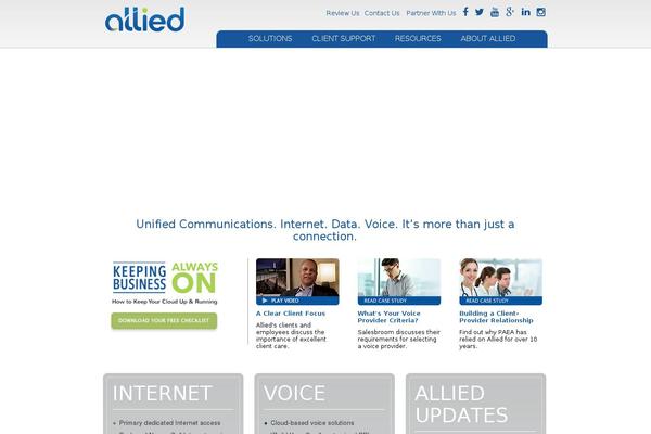 alliedtelecom.net site used Alliedtelecom