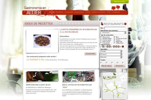 allier-restaurants.com site used Septime