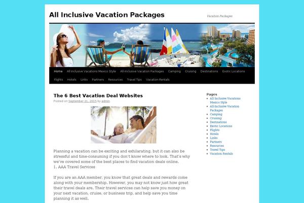 Hueman theme site design template sample