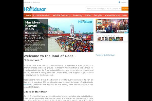 allinharidwar.com site used Haridwar