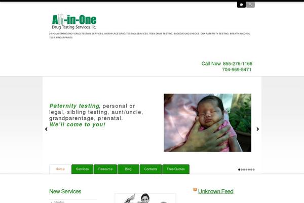 allinonedrugtestingservices.com site used Theme1640