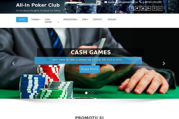 allinpokerclub.ro site used Smooth