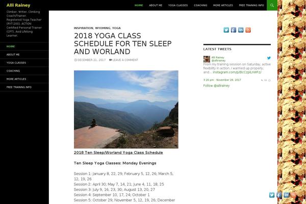 WordPress website example screenshot