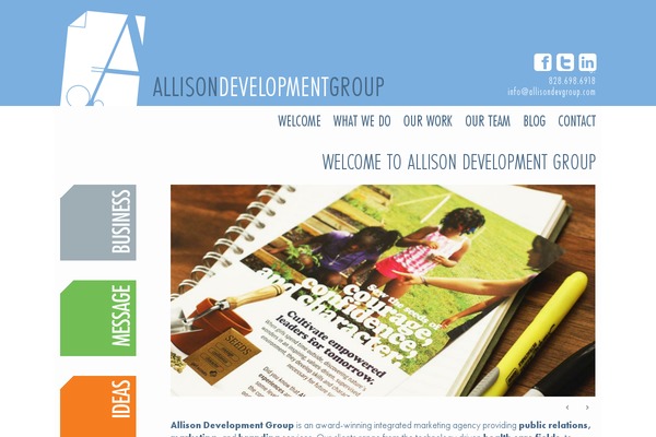 WordPress website example screenshot