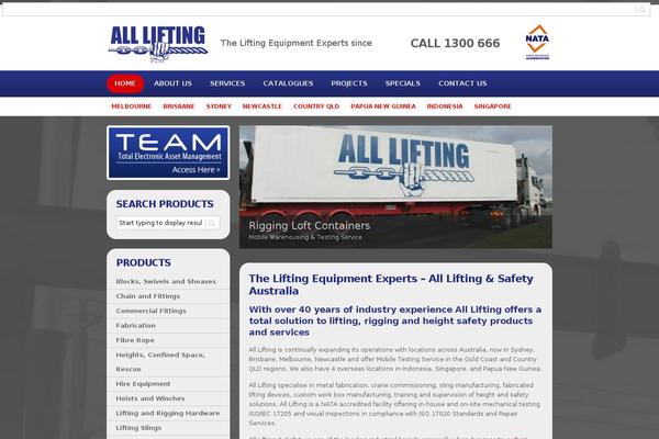 alllifting.com.au site used Alllifting