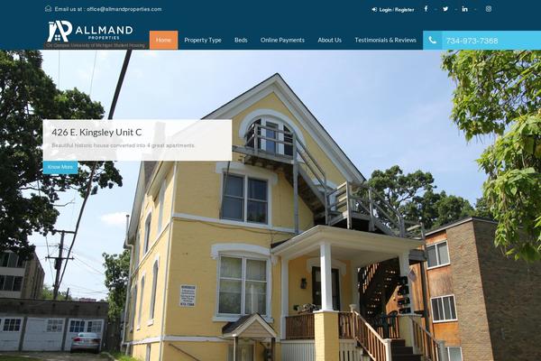 Realhomes Theme theme site design template sample