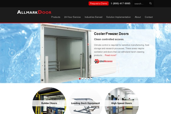 Site using Allmarkdoors-banners plugin