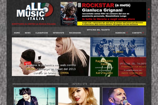 allmusicitalia.it site used Allmusicitalia