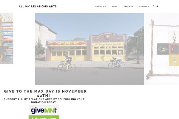 WordPress website example screenshot