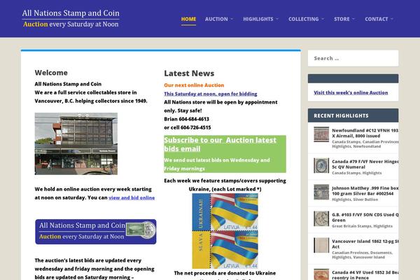 WordPress website example screenshot