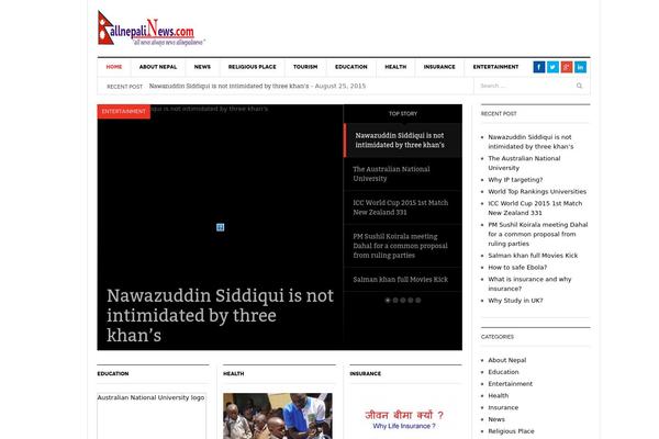 allnepalinews.com site used Brajkisor.com.np