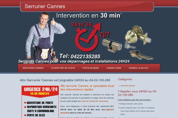allo-serrurier-cannes.com site used Serrurier1