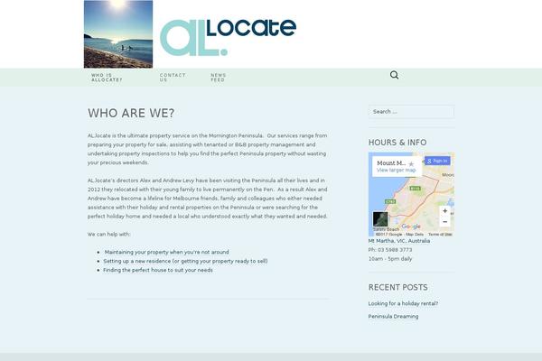 WordPress website example screenshot