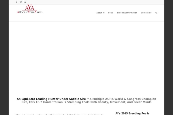 WordPress website example screenshot