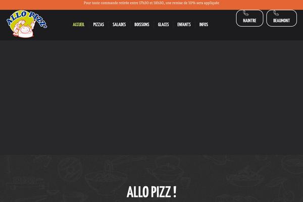 allopizz.fr site used Pizza-restaurant