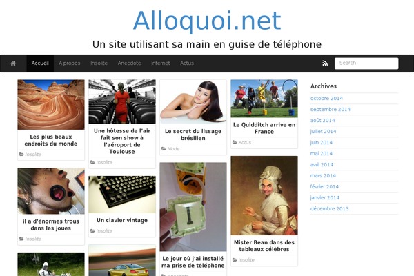alloquoi.net site used PR Pin