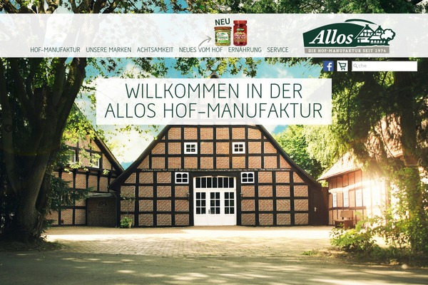 allos.de site used Allos-theme