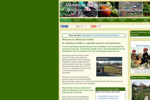 allotment-garden.org site used Responsive-childtheme-master