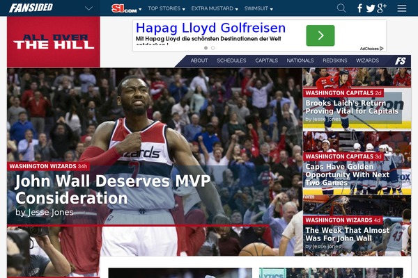 alloverthehill.com site used Fansided_v4