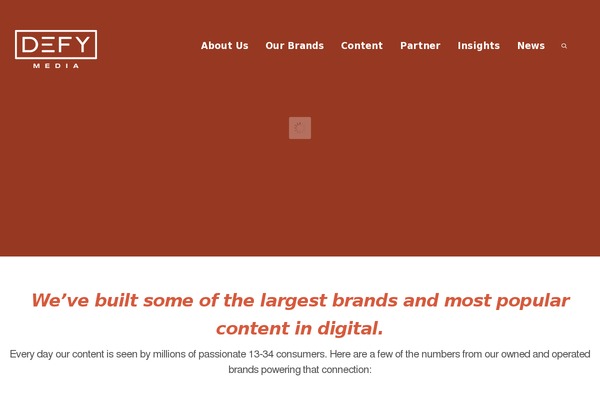 Dante theme site design template sample