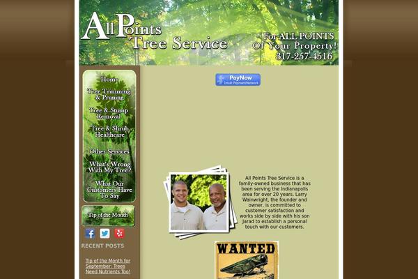 allpointstreeservice.com site used Naturalflow