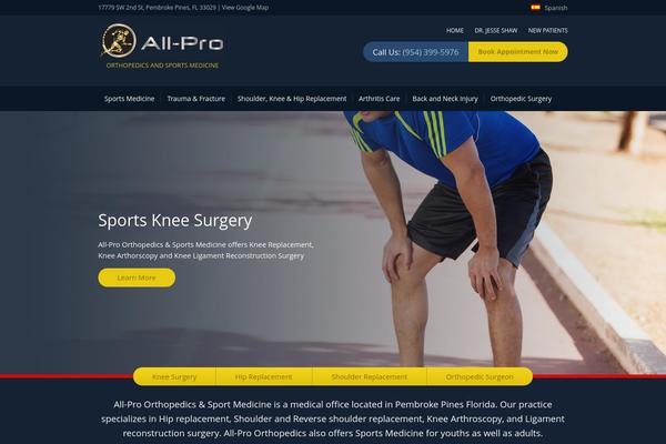 allproorthopedics.com site used Allpro