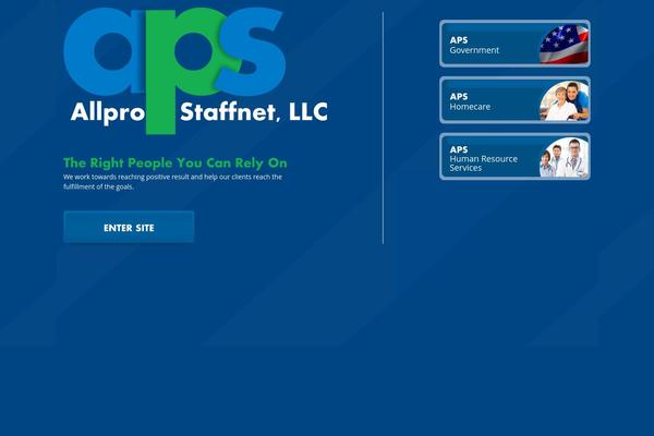 allprostaffnet.com site used Allprostaffnetllc