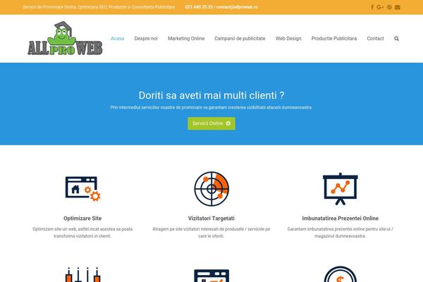 Ewebot theme site design template sample