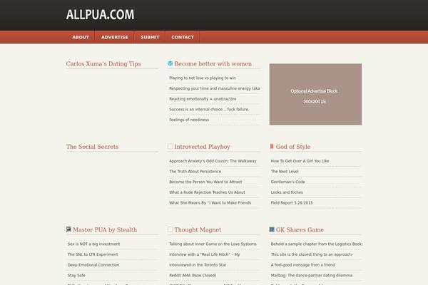 WordPress website example screenshot