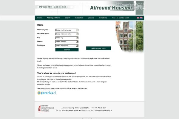 allroundhousing.nl site used Allroundhousing