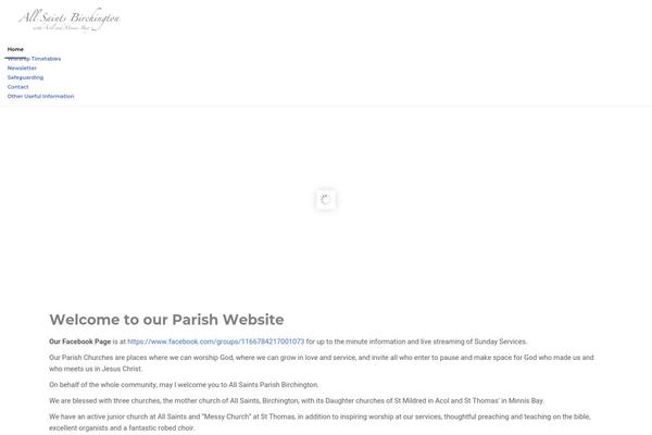 WordPress website example screenshot