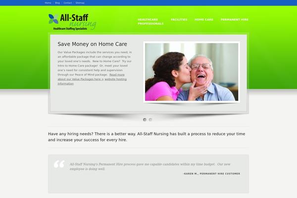 Karma theme site design template sample