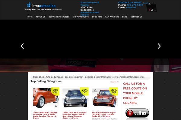 Magazine theme site design template sample