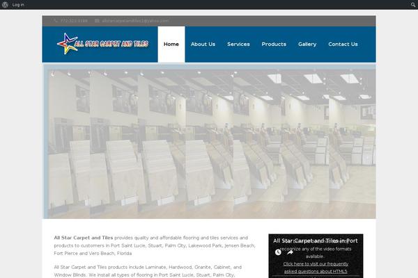 WordPress website example screenshot
