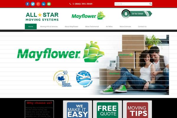 allstarmoving.ca site used Ez1