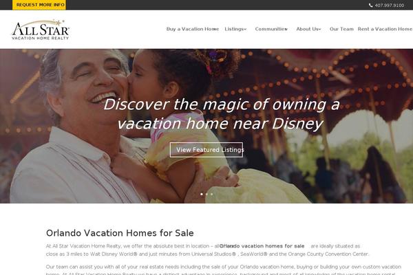 allstarvacationhomerealty.com site used Divi
