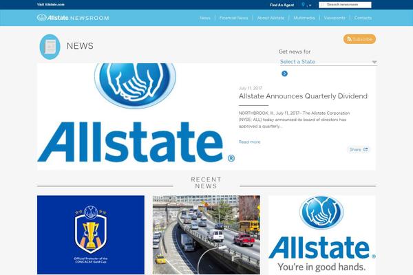 allstatenewsroom.com site used Newsroom
